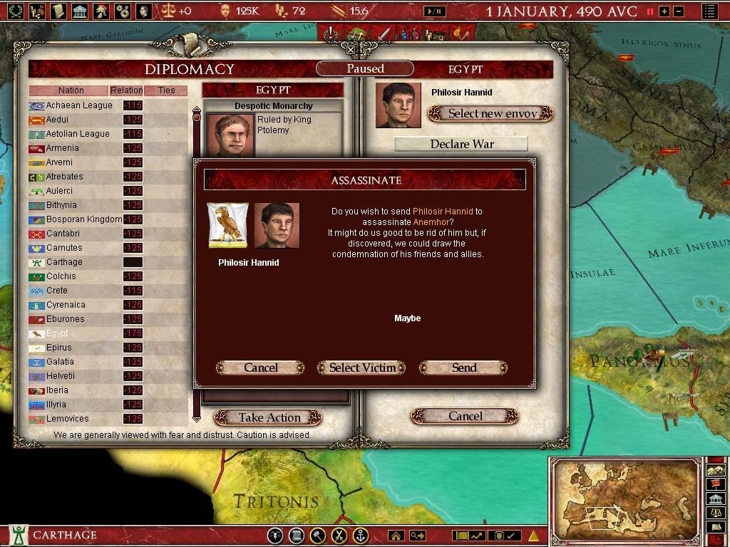 Europa Universalis: Rome Gold Edition EN Global screenshot 3