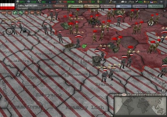 Hearts of Iron III - Collection EN/DE/FR/ES EU screenshot 3