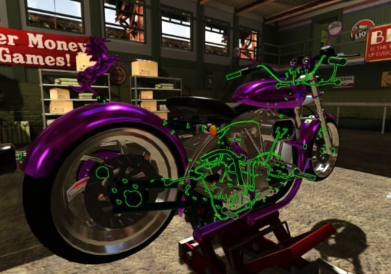 Motorbike Garage Mechanic Simulator EN/DE/PL Global screenshot 3