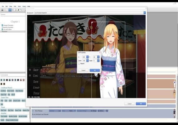 Visual Novel Maker + Live 2D EN/JA Global screenshot 2