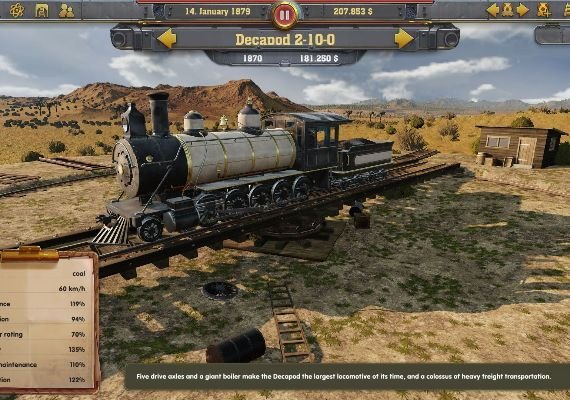 Railway Empire EN/DE/FR/RU/ZH EU screenshot 4