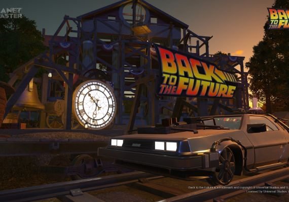 Planet Coaster - Back to the Future Time Machine Construction Kit DLC EU screenshot 2