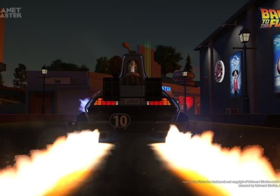 Planet Coaster - Back to the Future Time Machine Construction Kit DLC EU screenshot 4