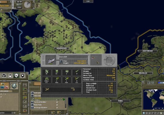 Supreme Ruler: The Great War EN/DE/FR/ES Global screenshot 4