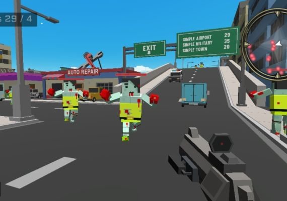 Square Head Zombies 2 - FPS Game EN Global screenshot 3
