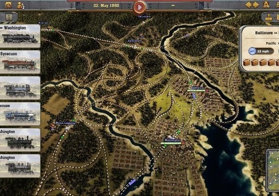 Railway Empire EN/DE/FR/RU/ZH Argentina screenshot 3
