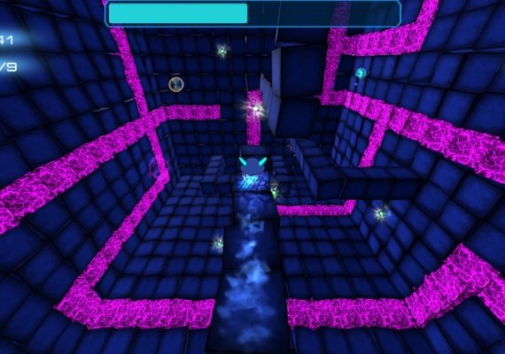 Deep Blue 3D Maze in Space EN/PL/RU/ZH/ES Global screenshot 2