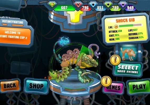 Mutant Fighting Cup 2 EN/DE/FR/IT/ES/DA Global screenshot 2