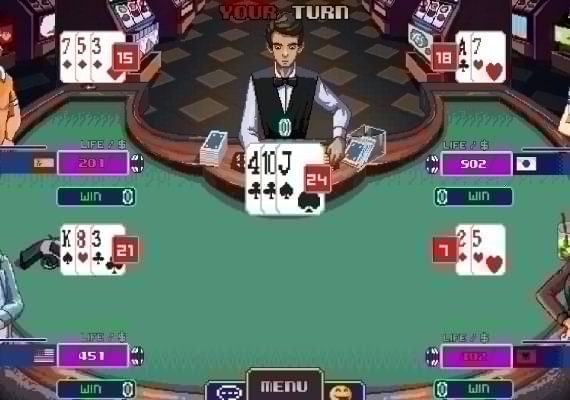 Super Blackjack Battle 2: The Card Warriors Turbo Edition Argentina screenshot 4