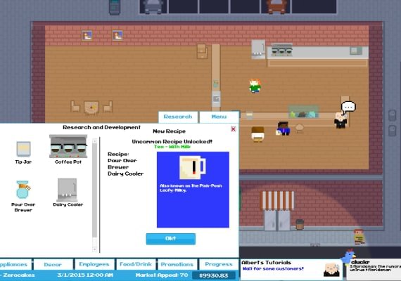 Beans: The Coffee Shop Simulator EN Global screenshot 3