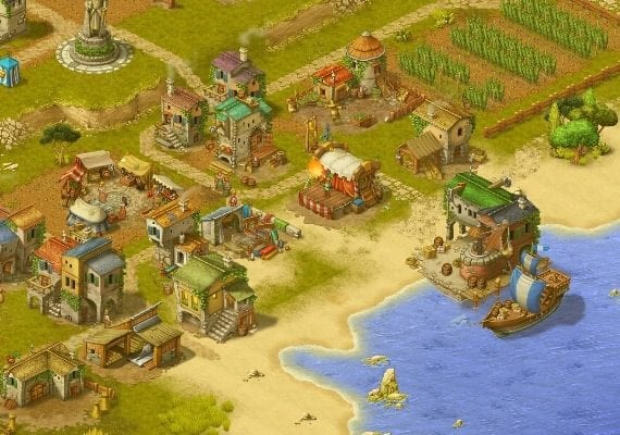 Townsmen: A Kingdom Rebuilt - The Seaside Empire DLC EN/DE/FR/JA/PT/RU/ZH/ES Global screenshot 2