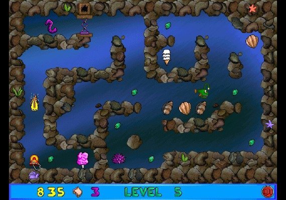 Freddi Fish and Luther's Maze Madness EN/NL Global screenshot 2