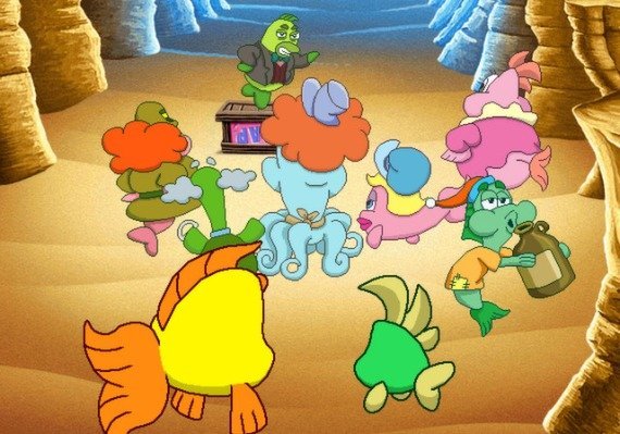 Freddi Fish 5: The Case of the Creature of Coral Cove EN Global screenshot 2