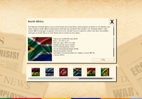 Democracy 3: Africa EN/DE/FR Global screenshot 4