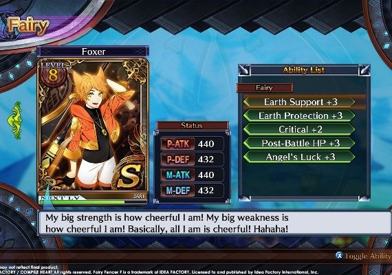 Fairy Fencer F ADF Fairy Set 3: Lars and Foxer DLC EN/JA/ZH Global screenshot 4