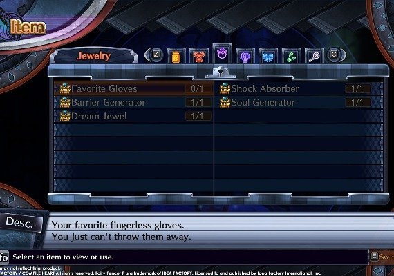 Fairy Fencer F ADF Veteran Fencer Accessory Set DLC EN/JA/ZH Global screenshot 3