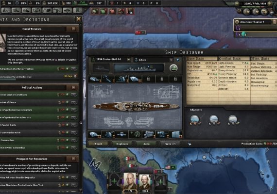 Hearts of Iron IV: Man the Guns DLC EN/DE/FR/PL/PT/RU/ES EU screenshot 2