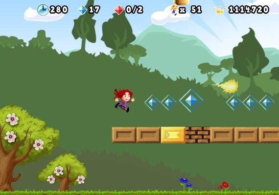 Giana Sisters 2D EN/DE/FR/IT/PT/RU/ES Global screenshot 4