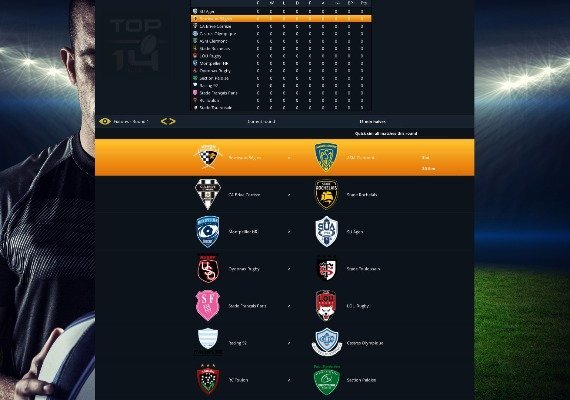 National Rugby Manager EN/FR Global screenshot 2