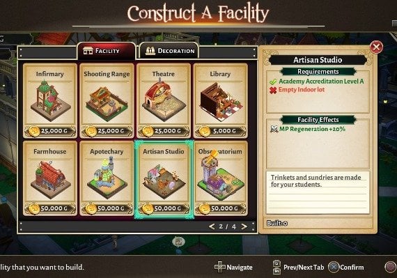 Valthirian Arc: Hero School Story EN/DE/FR/IT EU screenshot 3