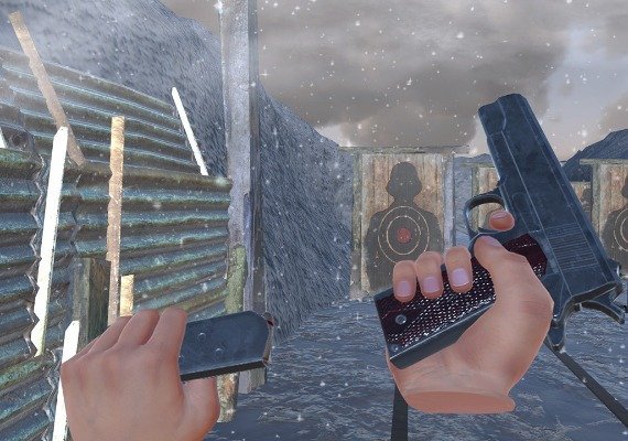 World War 2 Winter Gun Range VR Simulator EN Global screenshot 2