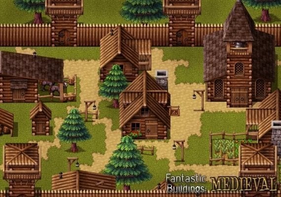 RPG Maker MV: Fantastic Buildings - Medieval DLC EN/DE/FR/IT/PT/ES Global screenshot 2
