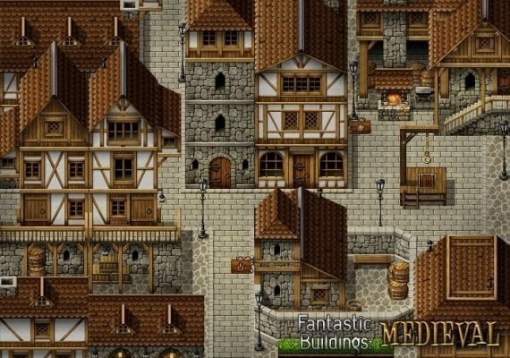 RPG Maker MV: Fantastic Buildings - Medieval DLC EN/DE/FR/IT/PT/ES Global screenshot 3