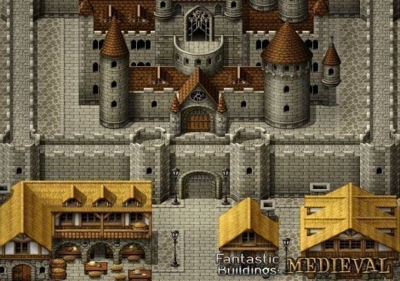 RPG Maker MV: Fantastic Buildings - Medieval DLC EN/DE/FR/IT/PT/ES Global screenshot 4