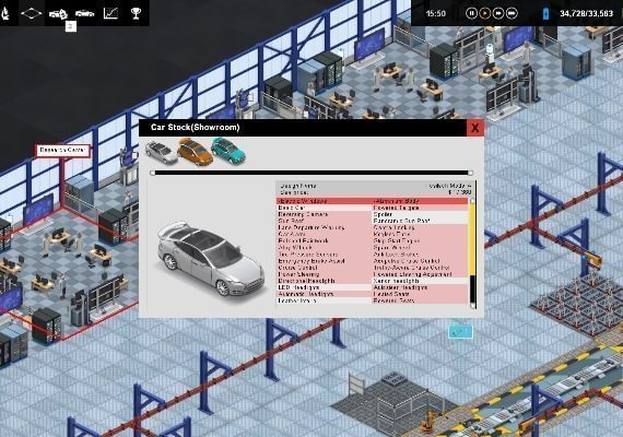 Production Line: Car Factory Simulation EN/DE/FR/IT/PL/CS/NL/ES Global screenshot 3