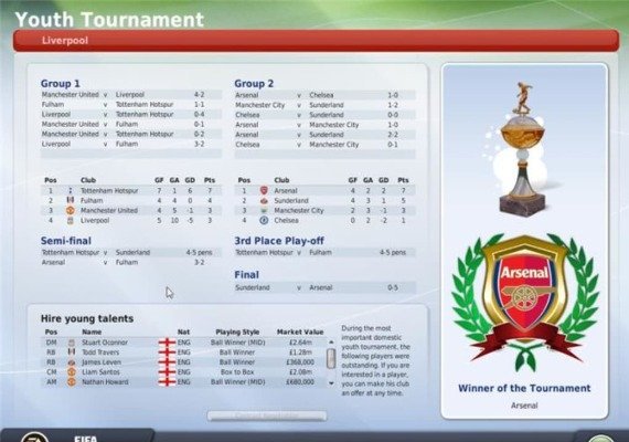 FIFA Manager 09 Global screenshot 2