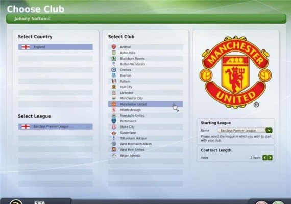FIFA Manager 09 Global screenshot 3