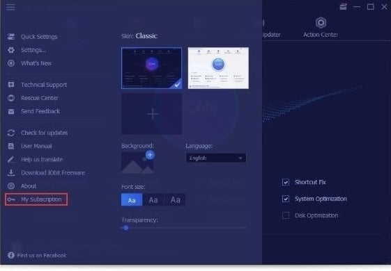 Advanced SystemCare 13 - 1 Year 3 Devices EN Global screenshot 2