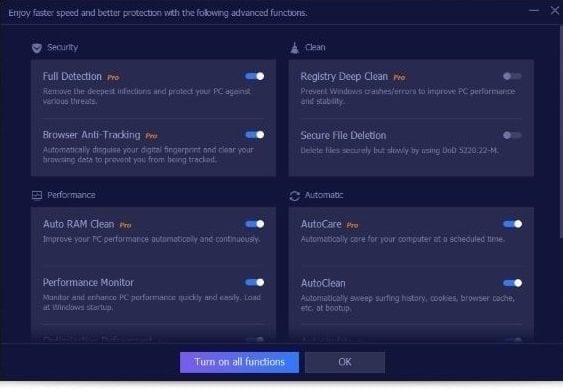 Advanced SystemCare 13 - 1 Year 3 Devices EN Global screenshot 3