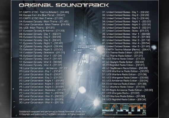 Earth 2150 Trilogy - Soundtrack DLC EN/FR Global screenshot 2