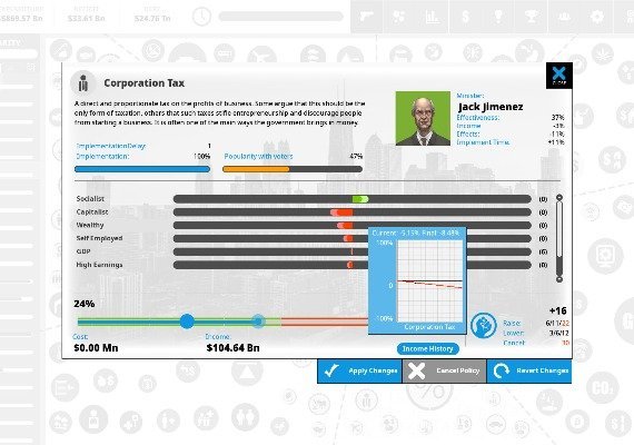 Democracy 4 EN Global screenshot 2
