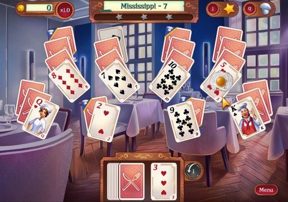 Chef Solitaire: USA EN/DE/FR Global screenshot 2