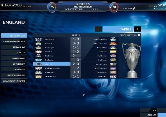 Football Club Simulator: FCS #20 EN/DE/FR/IT/ES Global screenshot 3