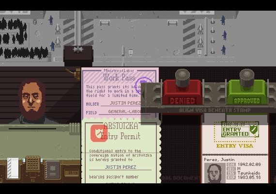 Papers, Please EN/DE/FR/PT/ES Global screenshot 3