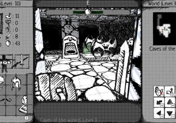 Drawngeon: Dungeons of Ink and Paper EN EU screenshot 2