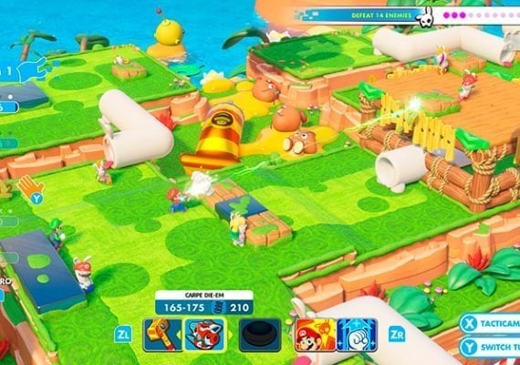 Mario + Rabbids Kingdom Battle EN/DE/FR/RU/ES EU screenshot 3