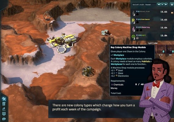 Offworld Trading Company: The Patron and the Patriot DLC Global screenshot 3