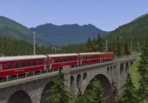 Train Simulator: Engadin Linie: Pontresina - Scuol-Tarasp Route DLC EN/DE/FR EU screenshot 3