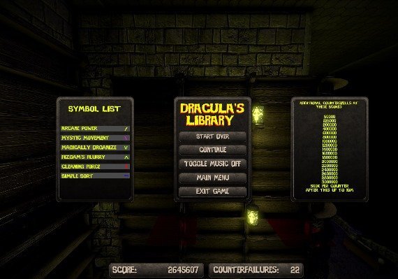 Dracula's Library EN Global screenshot 2