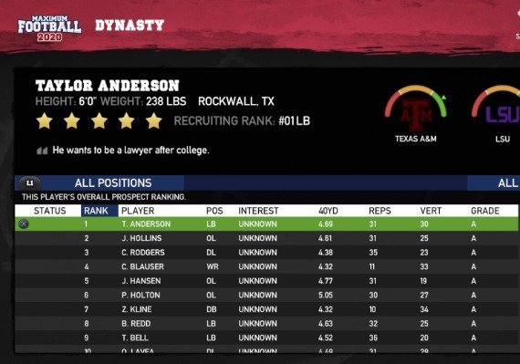 Maximum Football 2020 EN United States screenshot 3
