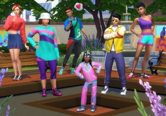 The Sims 4: Throwback Fit Kit DLC Global screenshot 3