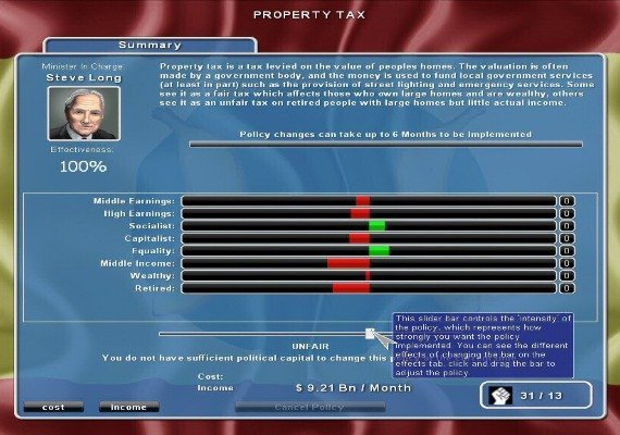 Democracy 2 EN Global screenshot 2