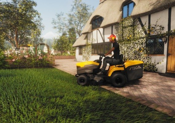 Lawn Mowing Simulator EN/DE/FR/IT/PL/CS/RU/ES EU screenshot 2