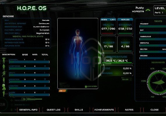 Beyond Mankind: The Awakening EN/FR/PT/RU/ES Global screenshot 2