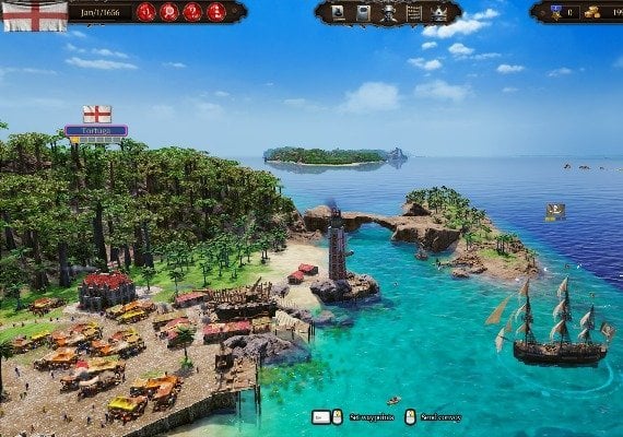Port Royale 4: Buccaneers DLC EN/DE/FR/IT/PT/RU/ZH/ES Global screenshot 2