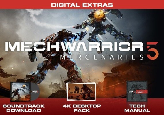 Mechwarrior 5: Mercenaries - Digital Extras Content DLC EN/DE/FR/RU Global